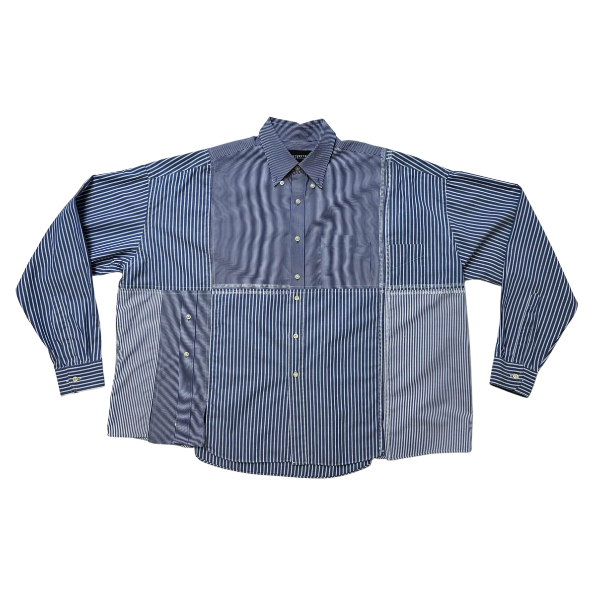 Working Class dress shirt- blue mix (L)